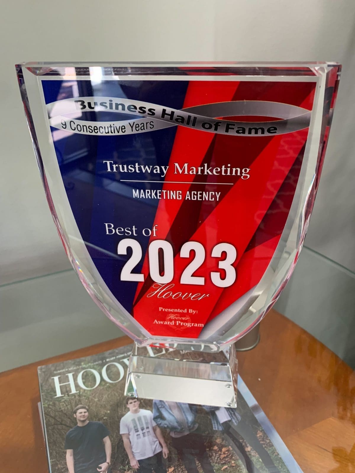 Trustway Marketing wins Best of Hoover 2023 award